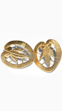 Pendientes dorados Agujas de Sal